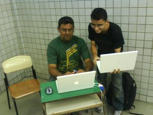 Cleiton, Dmitry e os MacBooks